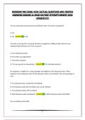 WORKDAY PRO EXAM -HCM &vert;ACTUAL QUESTIONS AND VERIFIED ANSWERS&vert;GRADED A&plus;&vert;PASS ON FIRST ATTEMPT&vert;NEWEST 2026 UPDATE&excl;&excl;&excl;&excl;&excl;&excl;&excl;