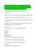 AXIS NETWORK VIDEO FUNDAMENTALS EXAM&NewLine;Question and Answer 2026 &vert; Latest Questions&NewLine;with Complete Explanations &vert; Grade A&plus;&NewLine;