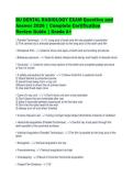 BU DENTAL RADIOLOGY EXAM Question and&NewLine;Answer 2026 &vert; Complete Certification&NewLine;Review Guide &vert; Grade A&plus;