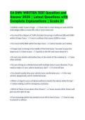 CA DMV WRITTEN TEST Question and&NewLine;Answer 2026 &vert; Latest Questions with&NewLine;Complete Explanations &vert; Grade A&plus;&NewLine;