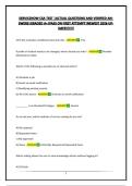 SERVICENOW CSA TEST &vert;ACTUAL QUESTIONS AND VERIFIED ANSWERS&vert;GRADED A&plus;&vert;PASS ON FIRST ATTEMPT&vert;NEWEST 2026 UPDATE&excl;&excl;&excl;&excl;&excl;&excl;&excl;