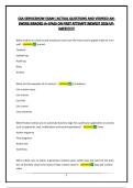 CSA SERVICENOW EXAM &vert;ACTUAL QUESTIONS AND VERIFIED AN-SWERS&vert;GRADED A&plus;&vert;PASS ON FIRST ATTEMPT&vert;NEWEST 2026 UP-DATE&excl;&excl;&excl;&excl;&excl;&excl;&excl;
