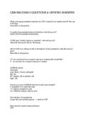 CMN 568 EXAM 2 QUESTIONS & VERIFIED ANSWERS