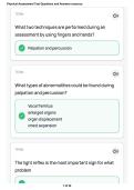 Physical Assessment Test Questions and Answers Resource Latest 2025&sol; 2026 Nursing Exam Review Test Bank with Solution
