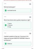 Physical Assessment Test Questions and Answers Comprehensive Exam Review Verified Latest 2025&sol; 2026 Nursing Exam Review Test Bank with Solution