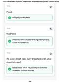 Physical Assessment Test Comprehensive Exam Review with Verified Questions and Answers Latest 2025&sol; 2026 Nursing Exam Review Test Bank with Solution