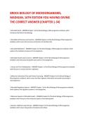BROCK BIOLOGY OF MICROORGANISMS&comma; MADIGAN&comma; 16TH EDITION YOU HAVING GIVING THE CORRECT ANSWER &lpar;CHAPTER 1-34&rpar;