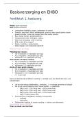 volledige samenvatting Basisverzorging en EHBO &vert; Hoofdstuk 1 &vert; Hogeschool Gent &vert; 2025&sol;26