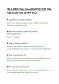 POUL 1010E EXAM 1 ACTUAL TEST PAPER 2026 &NewLine;QUESTIONS SOLUTIONS GRADED A&plus;