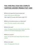 POUL 1010E FINAL EXAM 2026 COMPLETE &NewLine;QUESTIONS ANSWERS PREMIUM STUDY GUIDE