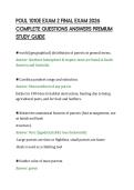 POUL 1010E EXAM 2 FINAL EXAM 2026 &NewLine;COMPLETE QUESTIONS ANSWERS PREMIUM &NewLine;STUDY GUIDE 