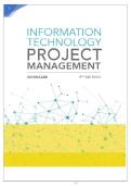 Test Bank for Information Technology Project Management 9th Edition by Kathy Schwalbe &vert; Complete Exam Questions & Answers Study Guide