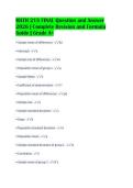 MATH 215 FINAL Question and Answer&NewLine;2026 &vert; Complete Revision and Formula&NewLine;Guide &vert; Grade A&plus;