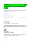 REHS EXAM Question and Answer 2026 &vert;&NewLine;Premium Practice Test Workbook &vert; A&plus;&NewLine;Verified&NewLine;