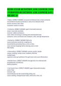 REHS EXAM Question and Answer 2026&NewLine;&vert; Verified Questions and Answer Key &vert;&NewLine;Grade A&plus;