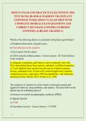 BMTCN EXAM AND PRACTICE EXAM NEWEST 2026 &NewLine;TEST BANK&vert; BLOOD & MARROW TRANSPLANT &NewLine;CERTIFIED NURSE &lpar;BMTCN&rpar; EXAM PREP WITH &NewLine;COMPLETE 550 REAL EXAM QUESTIONS AND &NewLine;CORRECT DETAILED ANSWERS &lpar;VERIFIED &NewLine;ANSWERS&rpar; ALREADY GRADED A&plus; &lpar;BRAND NEW&excl;&excl;&rpar;