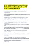 SPCE 680 FINAL Question and Answer&NewLine;2026 &vert; Ultimate Study Bundle for Full&NewLine;Exam Success &vert; Grade A&plus;