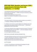 SPCE 680 FINAL Question and Answer 2026 &vert;&NewLine;Comprehensive Revision Pack with&NewLine;Rationales &vert; A&plus; Verified