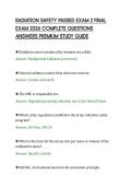 RADIATION SAFETY PASSED EXAM 2 FINAL &NewLine;EXAM 2026 COMPLETE QUESTIONS &NewLine;ANSWERS PREMIUM STUDY GUIDE 