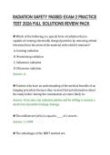 RADIATION SAFETY PASSED EXAM 2 PRACTICE &NewLine;TEST 2026 FULL SOLUTIONS REVIEW PACK