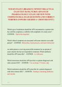 NUR 651 EXAM 3 &lpar;BRADLEY&rpar; NEWEST 2026 ACTUAL &NewLine;EXAM TEST BANK&vert; NUR651 ADVANCED &NewLine;PHARMACOLOGY I EXAM 3 REVIEW WITH &NewLine;COMPLETE REAL EXAM QUESTIONS AND CORRECT &NewLine;VERIFIED ANSWERS&sol; ALREADY GRADED A&plus; &lpar;MOST RECENT&excl;&excl;&rpar;