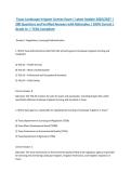 Texas Landscape Irrigator License Exam &vert; Latest Update 2026&sol;2027 &vert; 200 Questions and Verified Answers with Rationales &vert; 100&percnt; Correct &vert; Grade A&plus; &vert; TCEQ Compliant