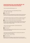 Colorado State Blaster's Exam &vert; Latest Update 2026&sol;2027 &vert; 200 Questions and Verified Answers with Rationales &vert; 100&percnt; Correct &vert; Grade A&plus;