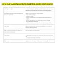 POPM 3240 Final ACTUAL UPDATED QUESTIONS AND CORRECT ANSWERS 