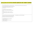 Unit 2 practice test ACTUAL UPDATED QUESTIONS AND CORRECT ANSWERS 