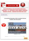 Solutions Manual for Accounting Principles 10th Canadian Edition &vert; Weygandt&comma; Kieso&comma; Kimmel&comma; Trenholm&comma; Warren & Novak &vert; Chapters 1&ndash;10 Complete Solutions Manual with Verified Answers 2026&ndash;2027