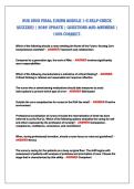 NUR 3805 FINAL &lbrace;USING MODULE 1-5 SELF-CHECK&NewLine;QUIZZES&rcub; &vert; 2026 UPDATE &vert; QUESTIONS AND ANSWERS &vert;&NewLine;100&percnt; CORRECT&period; 