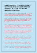 CAIB 3 PRACTICE EXAM 2026 UPDATE QUESTIONS AND CORRECT VERIFIED ANSWERS ALREADY GRADED A&plus; &lpar;BRAND NEW VISION&rpar;