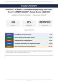 NURS 6501 Advanced Pathophysiology Bundle Actual Exam 2026&sol;2027 &ndash; A&plus; Graded &vert; Detailed Rationales &ndash; 100&percnt; Verified &ndash; Pass Guaranteed