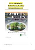 Facilities Design 5th Edition Solutions Manual by Sunderesh S&period; Heragu &vert; Complete Solutions Guide &vert; Industrial Engineering Study Resource