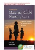 TEST BANK FOR Maternal Child Nursing Care 2nd Edition Ward&NewLine;Hisley &vert; ISBN-13 978-0803636651 &vert; Chapter 1-49 &vert; All Chapters &comma;  Questions & Answers &vert; Complete Guide A&plus;