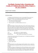 Nursing Today&colon; Transition and Trends 10th Edition Test Bank &vert; Complete Questions and Answers &vert; Nursing Exam Prep Study Guide