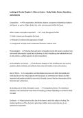 Looking at Movies Chapter 5&colon; Mise-en-Sc&egrave;ne &ndash; Study Guide&comma; Review Questions&comma; and Answers