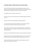 Humanities Chapter 9&colon; Global Interaction and Cultural Change