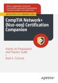 CompTIA Network&plus; &lpar;N10-009&rpar; Certification Companion&colon; Hands-on Preparation and Practice Guide &lpar;Certification Study Companion Series&rpar; First Edition&period;