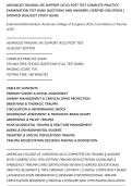 ADVANCED TRAUMA LIFE SUPPORT &lpar;ATLS&rpar; POST TEST COMPLETE PRACTICE&NewLine;EXAMINATION TEST BANK QUESTIONS AND ANSWERS &vert; VERIFIED SOLUTIONS &vert;&NewLine;UPDATED 2026&sol;2027 STUDY GUIDE