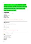 Body Structure and Function TEST &num;1 ACTUAL &NewLine;EXAM TESTBANK - 3 VERSIONS WITH VERIFIED &NewLine;ANSWERS FINAL EXAM BUNDLE 2026&sol;2027 &NewLine;&lpar;REAL EXAM QUESTIONS&rpar; &NewLine;1&period; Red bone marrow &NewLine;Q1&period; Red bone marrow is responsible for&colon; &NewLine;A&period;&Tab;Fat storage &NewLine;B&period;&Tab;Blood cell production 