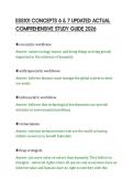 ESS101 CONCEPTS 6 & 7 UPDATED ACTUAL&NewLine;COMPREHENSIVE STUDY GUIDE 2026&NewLine;