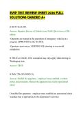 EVIP TEST REVIEW SHEET 2026 FULL&NewLine;SOLUTIONS GRADED A&plus;&NewLine;