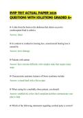 EVIP TEST ACTUAL PAPER 2026&NewLine;QUESTIONS WITH SOLUTIONS GRADED A&plus;