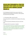 EVOLVE HESI FUNDAMENTALS PRACTICE&NewLine;QUESTIONS STUDY GUIDE 2026 UPDATED&NewLine;QUESTIONS WITH VERIFIED ANSWERS&NewLine;GRADED A&plus;