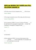 EXPH 386 REVIEW TEST PAPER 2026 FULL&NewLine;SOLUTIONS GRADED A&plus;