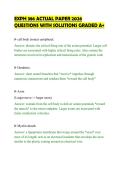 EXPH 386 ACTUAL PAPER 2026&NewLine;QUESTIONS WITH SOLUTIONS GRADED A&plus;