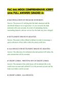FAC 1502 MOCK COMPREHENSIVE SCRIPT&NewLine;2026 FULL ANSWERS GRADED A&plus;&NewLine;