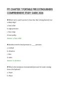 FF1 CHAPTER 7 PORTABLE FIRE EXTINGUISHERS&NewLine;COMPREHENSIVE STUDY GUIDE 2026&NewLine;