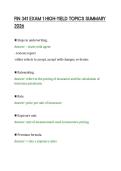 FIN 341 EXAM 1 HIGH-YIELD TOPICS SUMMARY&NewLine;2026